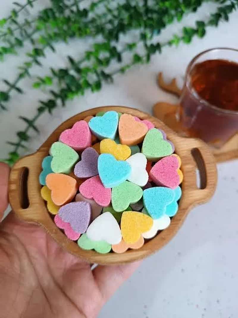تصویر 3 از نبات تزئینی رنگی مناسب هدیه، پذیرایی و دکور نوشیدنی